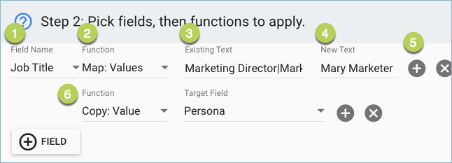 Step 2 Map and Copy setup