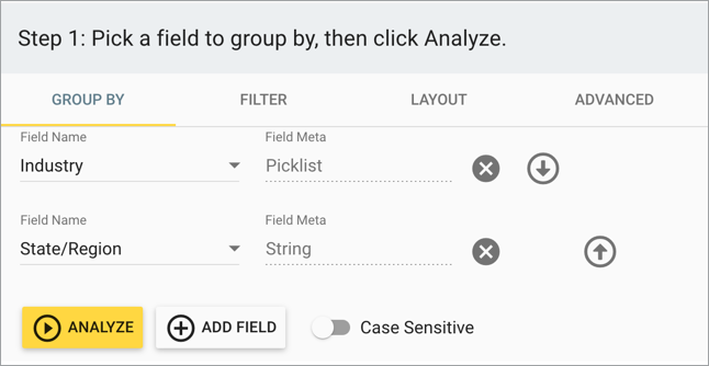 Step 1 filter with two fields