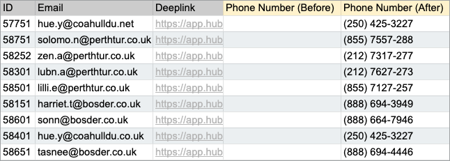 Previewing the CSV