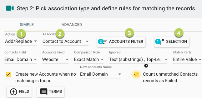associate-salesforce-contacts-to-accounts-step-2-first-row-numbered.png