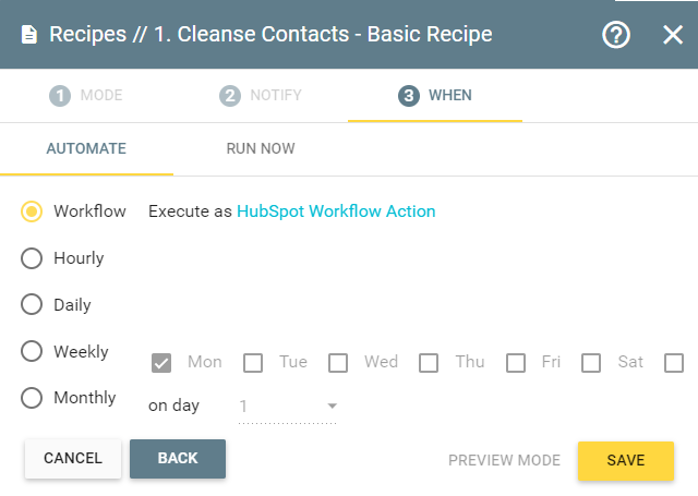 recipe automation