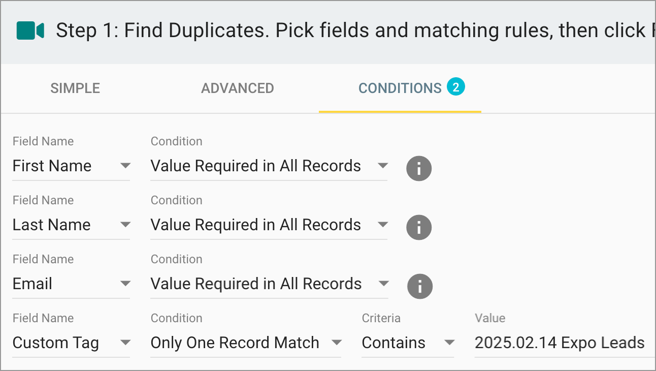 merge-duplicates-hubspot-contacts-step-1-conditions-only-one match-custom-tag-646px.png