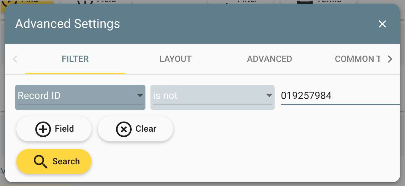 merge-duplicates-step-1-filter-popup-record-ID-is-not-646w.png