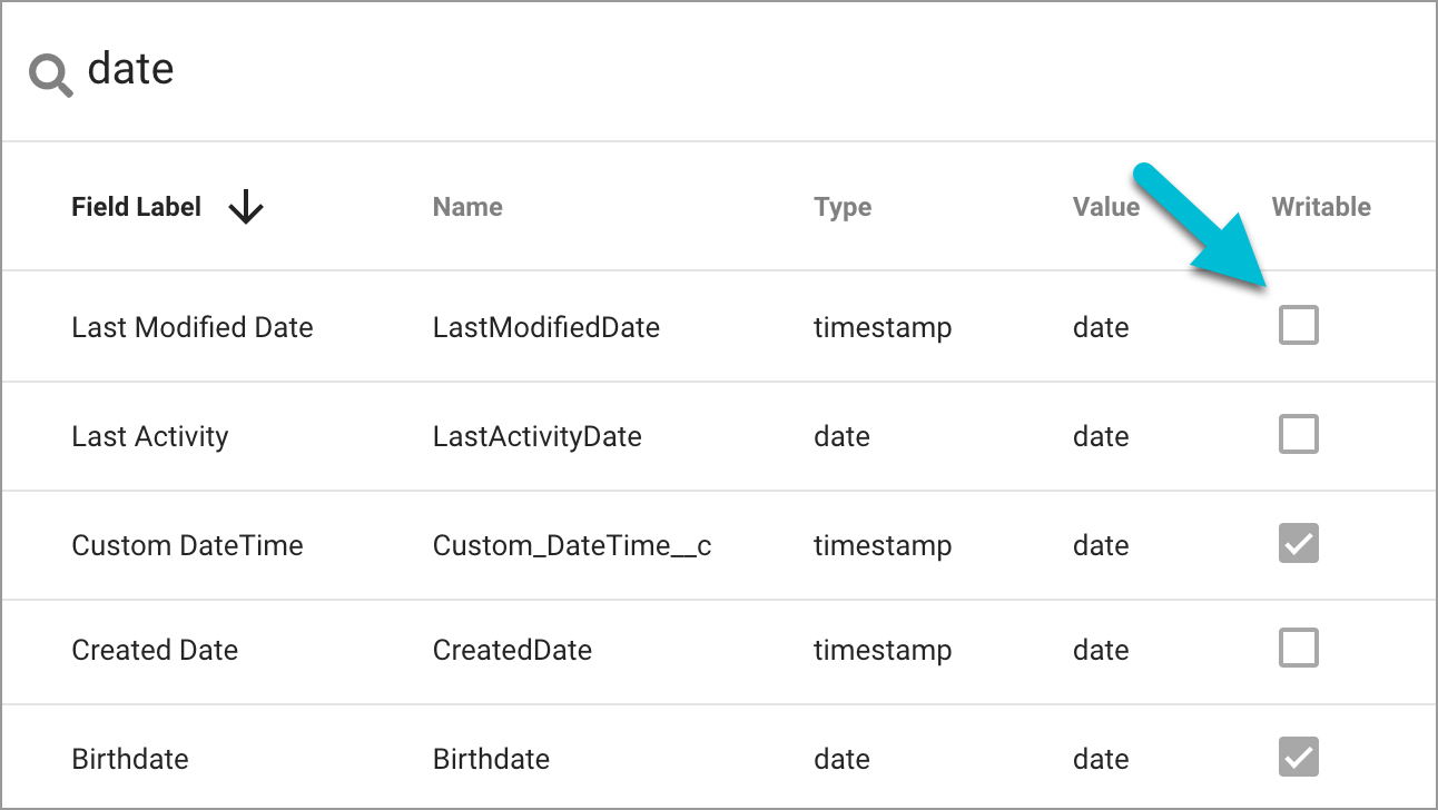 cleanse-data-salesforce-contacts-date-fields-writable-column-arrow-646px.png