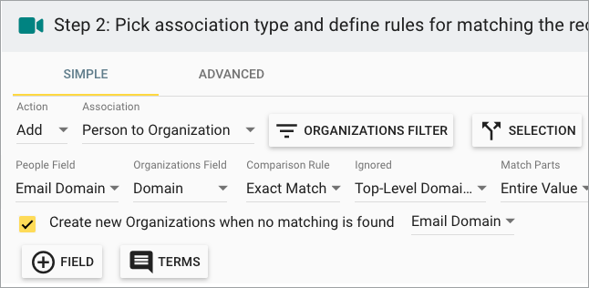 create when no match found