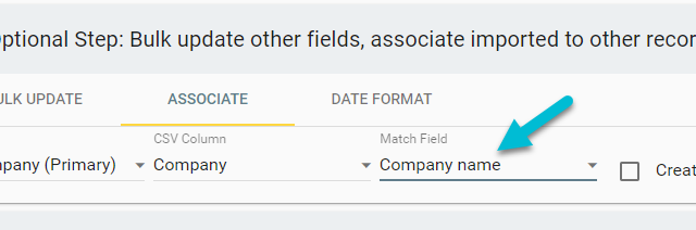 match field company name