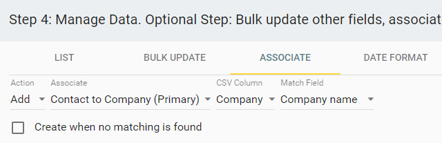 associate on import hubspot