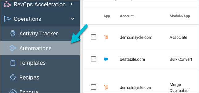 automation page